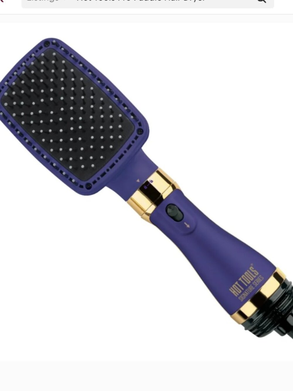 HOT TOOLS Pro Signature One Step Paddle Hair Dryer & Styler EUC!!